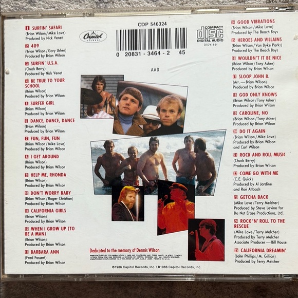 The Beach Boys CD Album - Picture 2 of 2